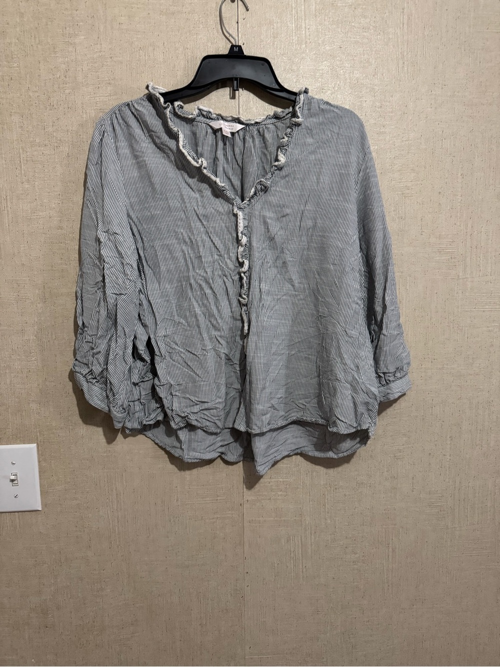 LC Lauren Conrad women’s 3/4 sleeve blouse